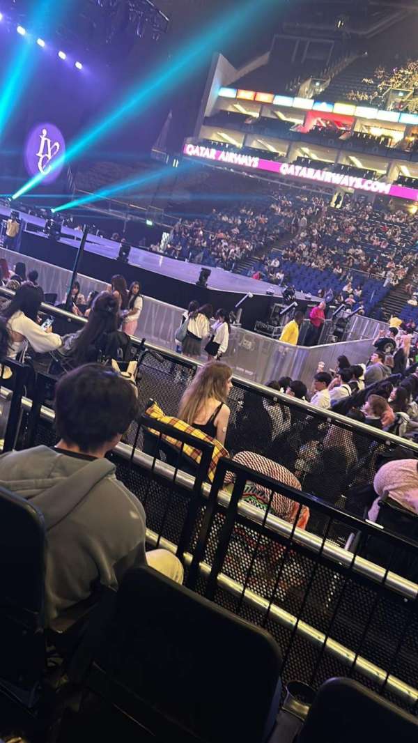 The O2, London, section: 102, row: E, seat: 59