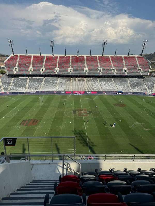 Snapdragon Stadium, section: 328, row: 9, seat: 20