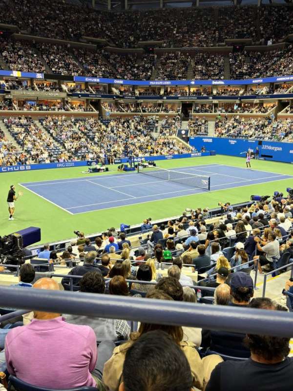Arthur Ashe Stadium, section: 11, row: J, seat: 1