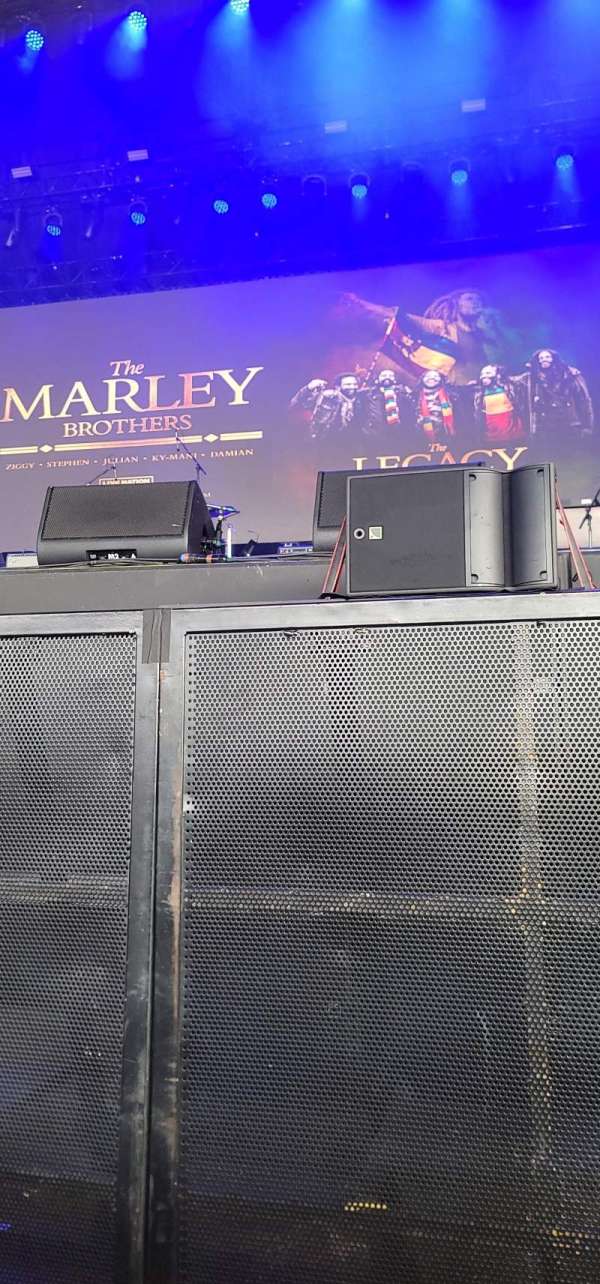White River Amphitheatre, section: 1, row: 1, seat: 10
