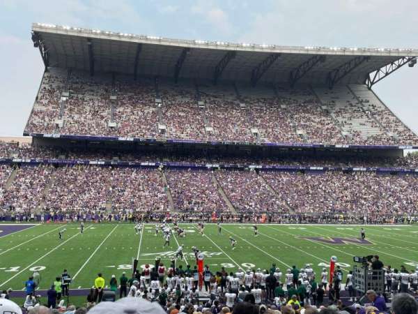 Husky Stadium, section: 108, row: 22, seat: 13
