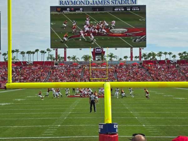 Raymond James Stadium , section: 148, row: F, seat: 11