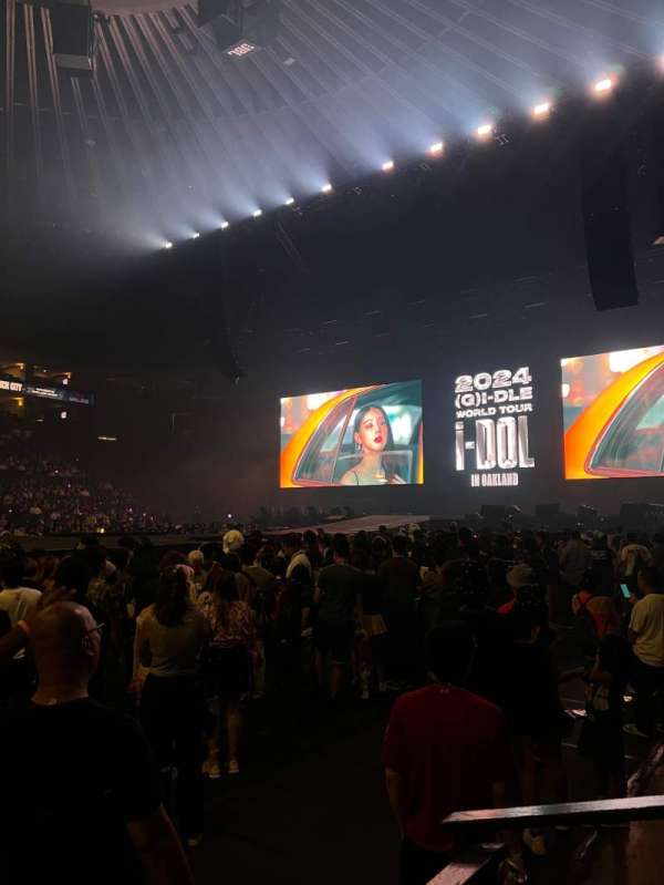 Oakland Arena, section: 101, row: A5, seat: 12