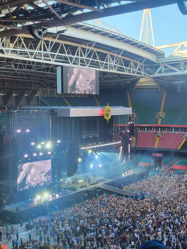 Principality Stadium, section: U30, row: 17, seat: 23