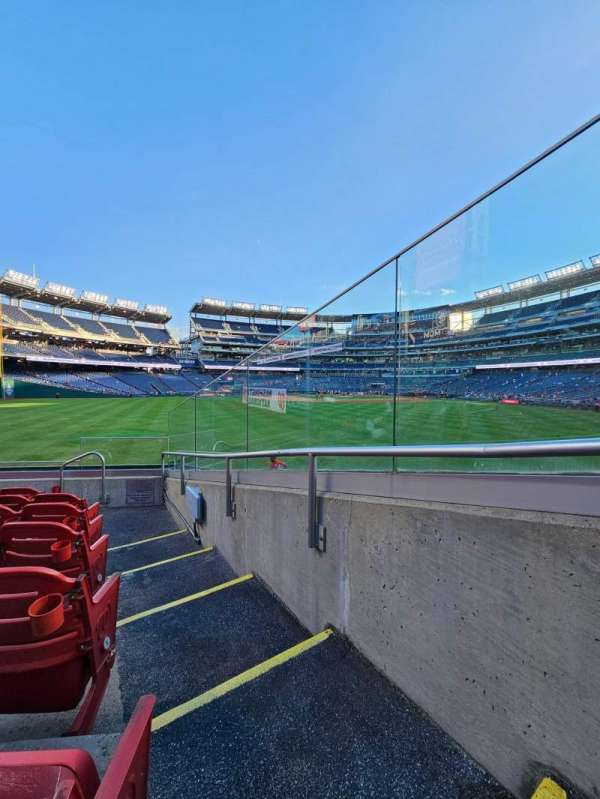 Nationals Park, section: 100, row: G, seat: 1