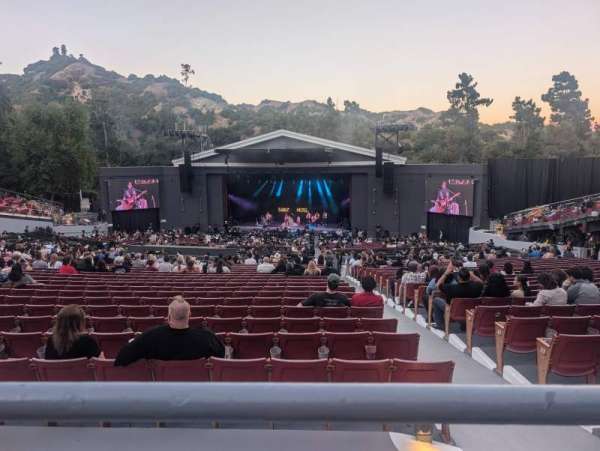 The Greek Theatre, section: C Right, row: A, seat: 10