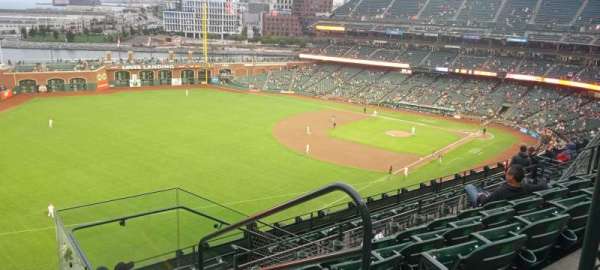 Oracle Park, section: VR332, row: 5, seat: 2