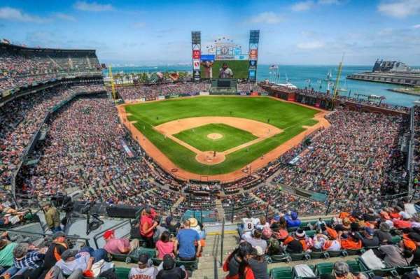 Oracle Park, section: VR315, row: 12, seat: 4