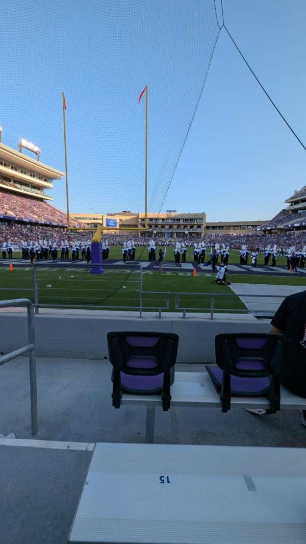Amon G. Carter Stadium, section: 114, row: c, seat: 15
