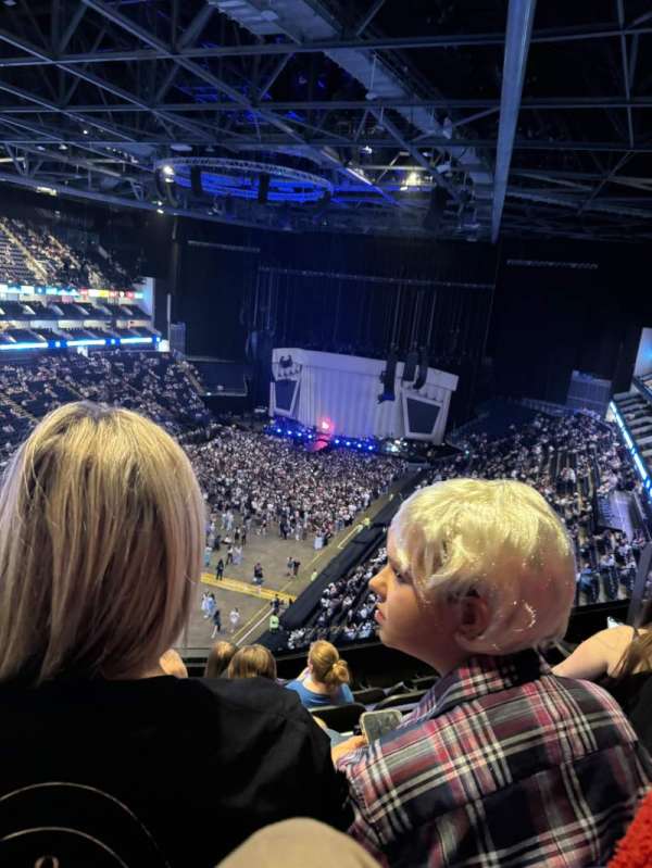 The O2, London, section: 414, row: F, seat: 778