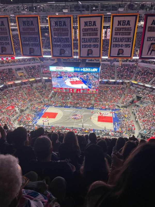 Gainbridge Fieldhouse, section: 208, row: 20, seat: 8