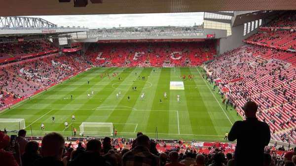 Anfield, section: AU6, row: 31, seat: 154