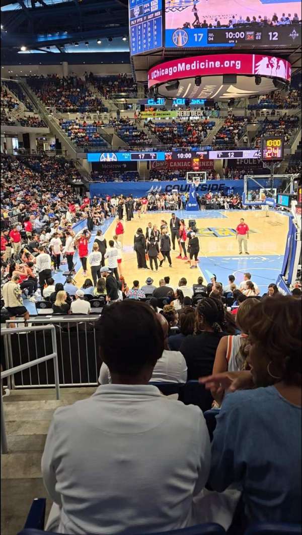 Wintrust Arena, section: 102, row: G, seat: 20