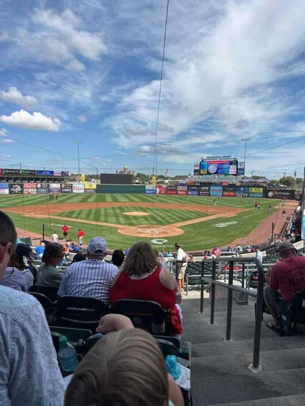 Principal Park, section: 9, row: 10, seat: 1