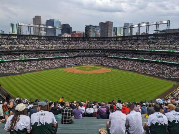 Coors Field, section: 402, row: 32, seat: 10