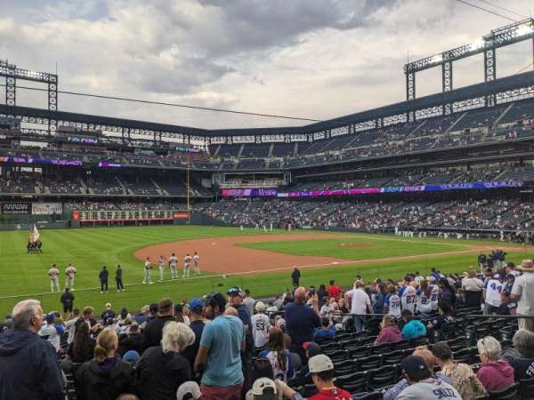 Coors Field, section: 142, row: 22, seat: 14
