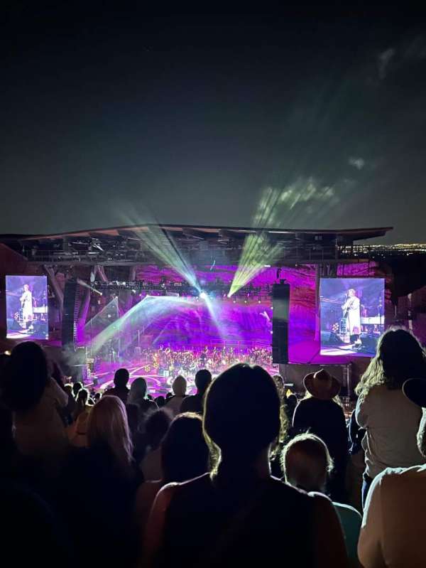 Red Rocks Amphitheatre, row: 34, seat: 35