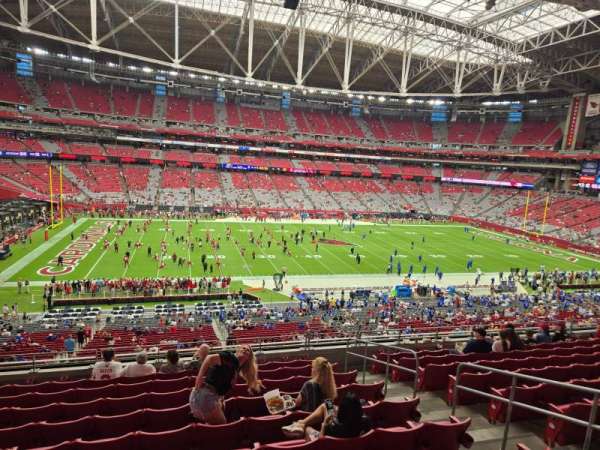 state farm stadium, section: 241A, row: 1, seat: 5