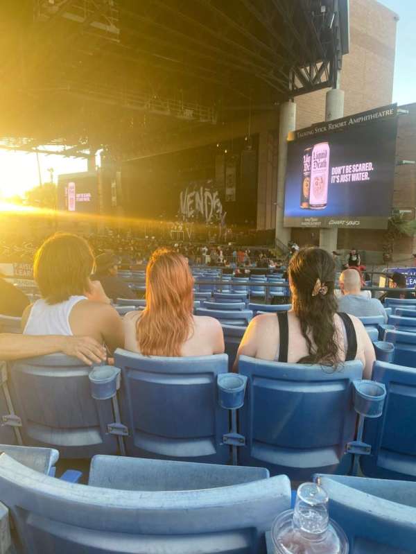 Talking Stick Resort Amphitheatre, section: 201, row: Jj, seat: 22