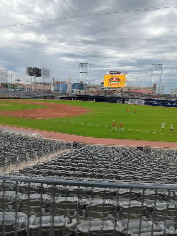 Impact field, section: 201, row: The 2nd to top one, seat: 3