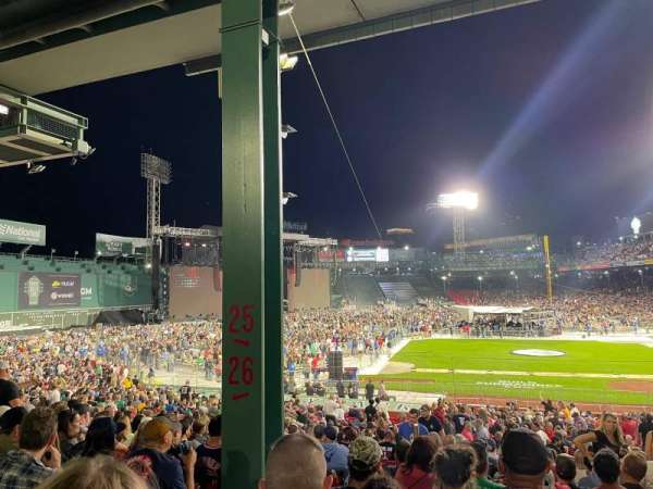 Fenway Park, section: Grandstand 25, row: 6, seat: 21