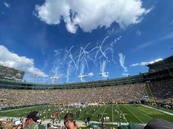 Lambeau Field, section: 126, row: 26, seat: 3