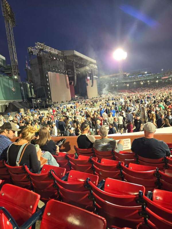 Fenway Park, section: Loge, row: Ee, seat: 5