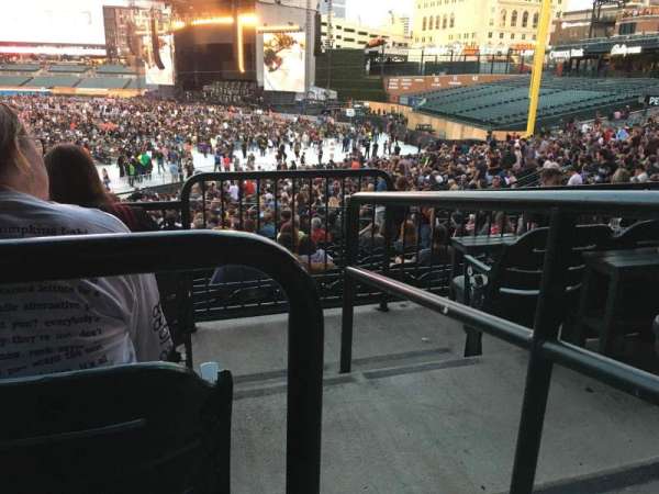 Comerica Park, section: 116B, row: C, seat: 1