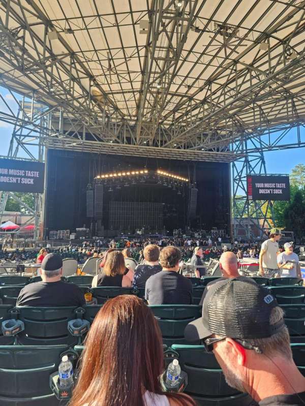 Ameris Bank Amphitheatre, section: 104, row: H, seat: 6