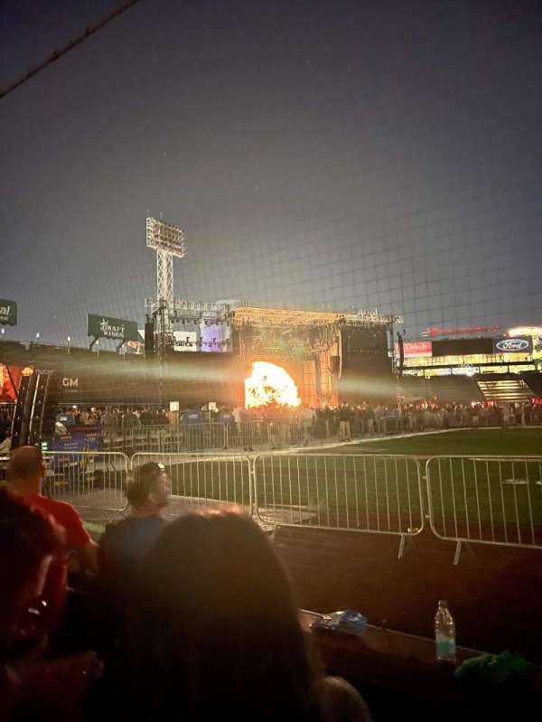 Fenway Park, section: Field Box 59, row: AAA, seat: 4