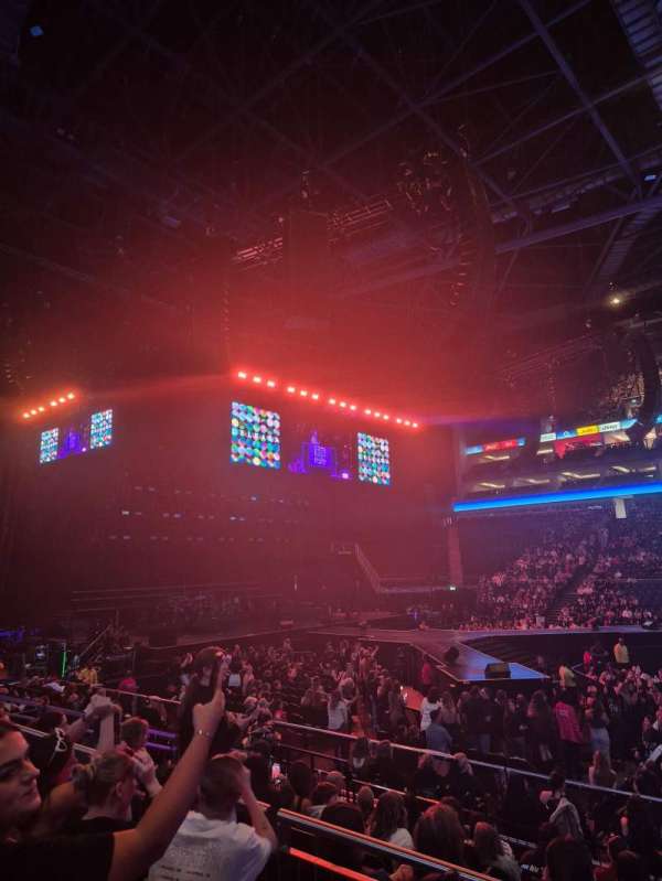 The O2, London, section: 102, row: K, seat: 61