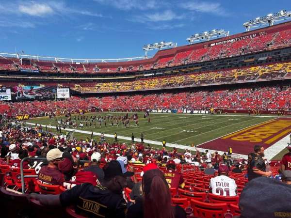 Northwest Stadium, section: 137, row: 27, seat: 13