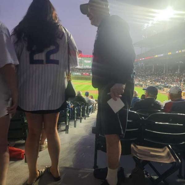 Wrigley Field, section: 114, row: 1, seat: 2