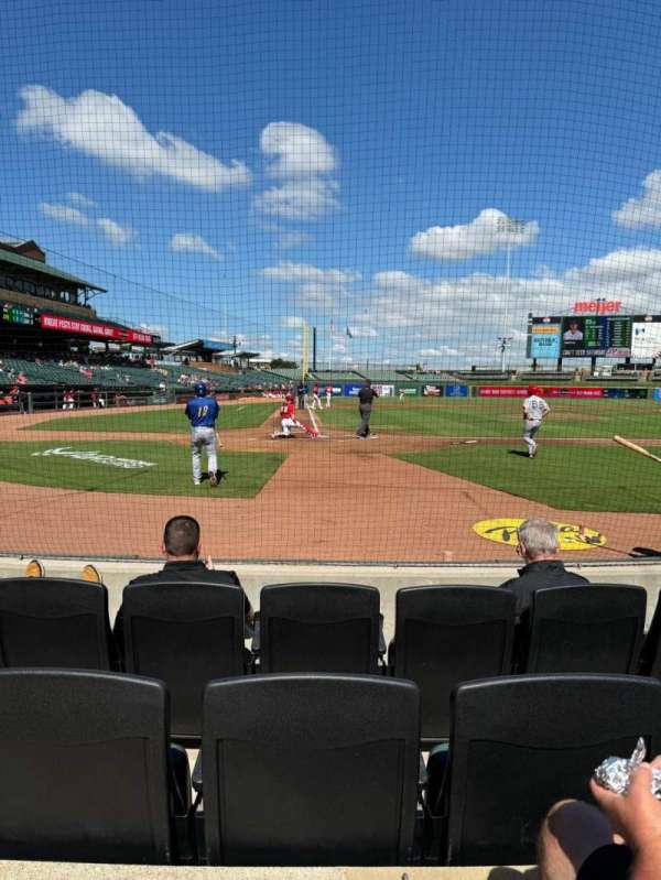Louisville Slugger Field, section: 114, row: B, seat: 1