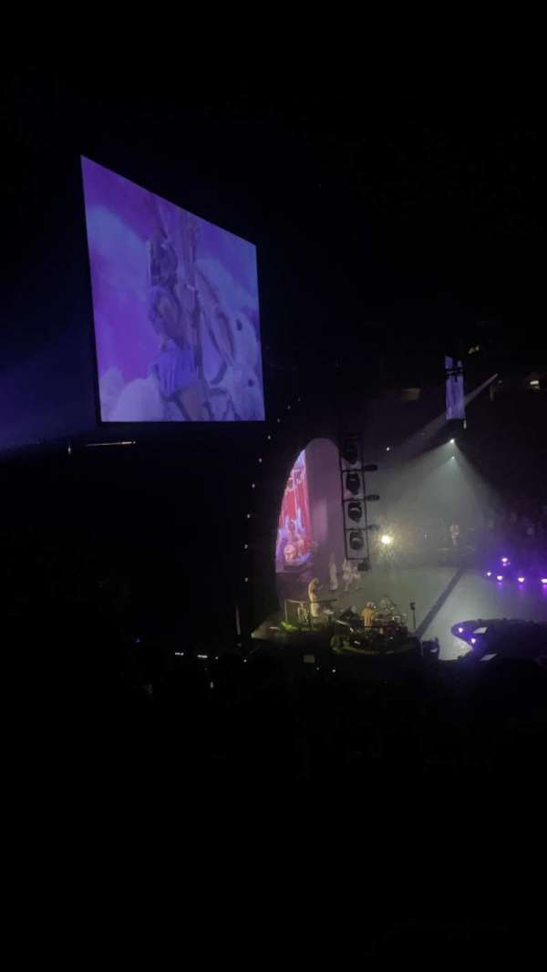 Target Center, section: 113, row: V, seat: 5