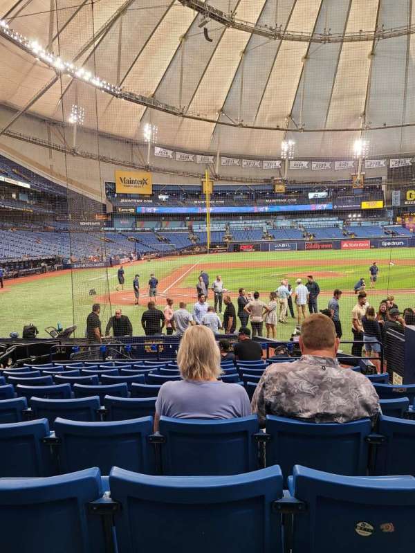 Tropicana Field, section: 110, row: R, seat: 7