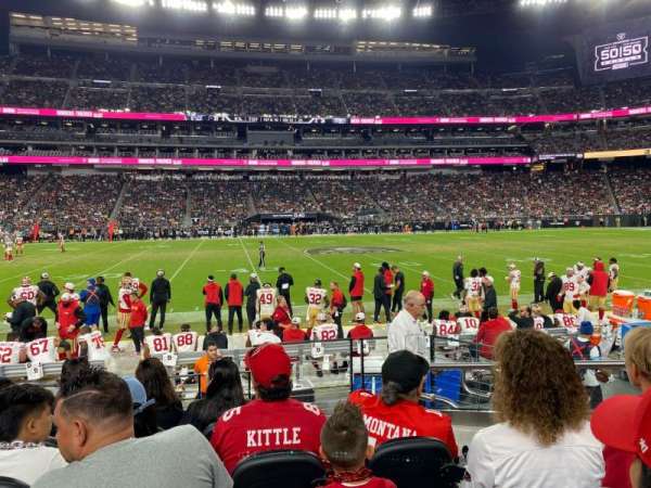 Allegiant Stadium, section: C113, row: 6, seat: 6