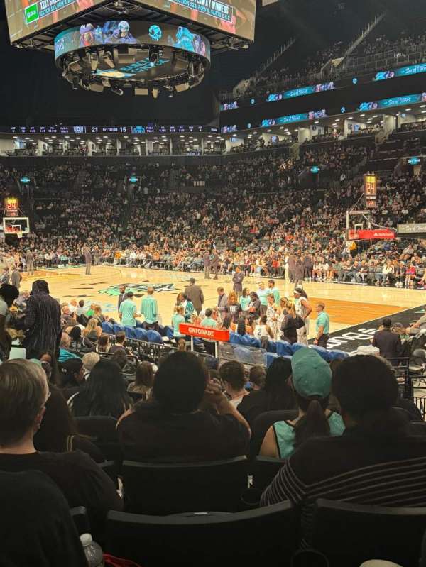 Barclays Center, section: 4, row: 10, seat: 3