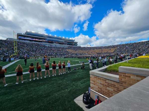 Notre Dame Stadium, section: 14, row: 3, seat: 3