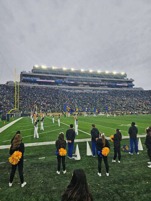 Notre Dame Stadium, section: 14, row: 3, seat: 3