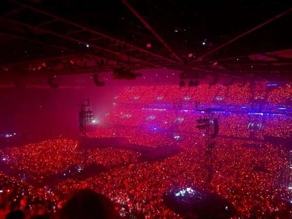 Paris La Défense Arena, section: 407, row: 54, seat: 18