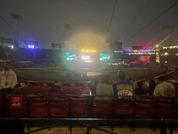 Fenway Park, section: Loge box 130, row: BB, seat: F
