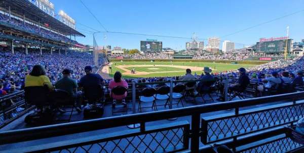 Wrigley Field, section: 220, row: 1, seat: 12