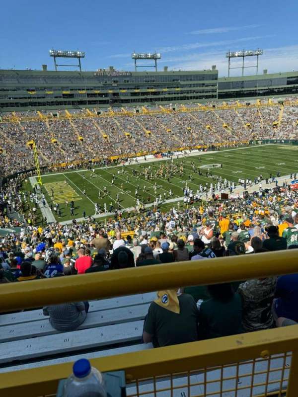 Lambeau Field, section: 127, row: 61, seat: 5