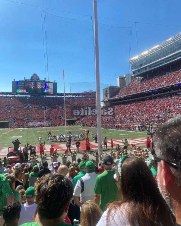 Ohio Stadium, section: 6AA, row: 8, seat: 2