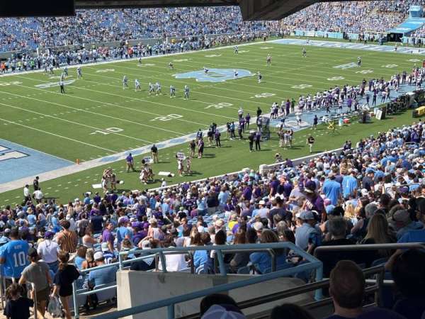 Kenan Memorial Stadium, section: 100, row: CCC, seat: 4