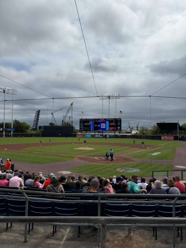 Harbor Park, section: 102, row: P, seat: 6