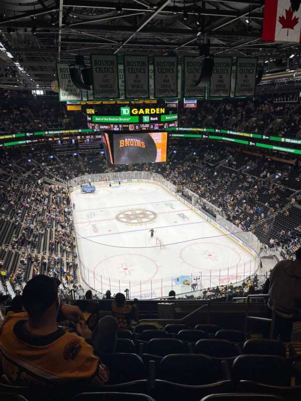 TD Garden, section: 310, row: 13, seat: 4