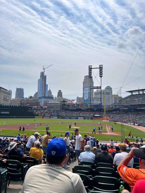 Comerica Park, section: 131, row: 32, seat: 18