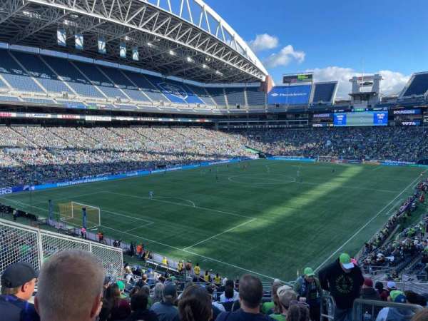 Lumen Field, section: 144, row: U, seat: 1